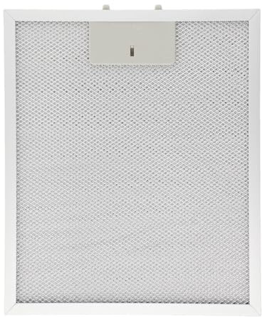 Whychstore Filtro plateado para campana extractora, 300 x 252 x 9 mm, trampa de grasa de malla metálica aluminizada de 5 capas, compatible con la mayoría de campanas extractoras