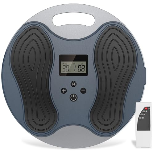 Medic Durchblutungs-Stimulator Beine, Tragbar Fußmassagegerät für Schmerz und Durchblutung, Verbessert Polyneuropathie, EMS Fußmassagegerät, Bekämpft Knie- und Beinschmerzen, mit 4 Elektrodenpads