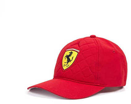 Ferrari SF FW Quilt Cap 130181044-600, Mens Cap with a Visor, red, One Size EU