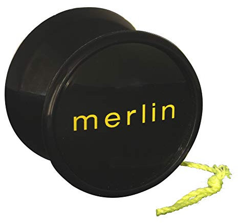 Yoyo King Merlin Pro Yoyo mit Kugellager-Achse und extra Saite ... (schwarz)