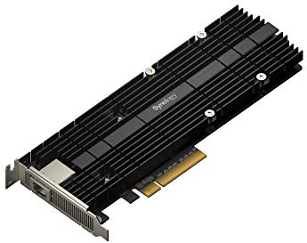 Synology Tarjeta Adaptador Ethernet de 10 GB y M.2 E10M20-T1, RJ-45; 1 Puerto