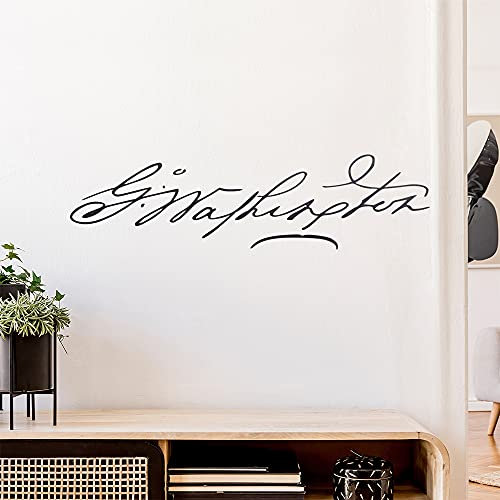George Washington Wandtattoo Wandaufkleber Wall Sticker - Dekoration, Küche, Wohnzimmer, Schlafzimmer, Badezimmer