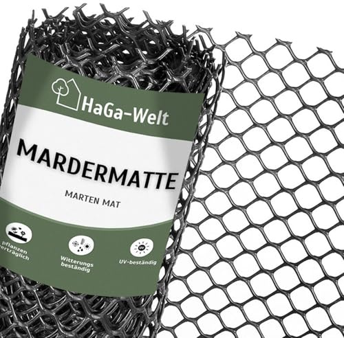 HaGa Mardermatte 2m x 15m – Umweltfreundlicher Marderschreck Auto – Robuster Marderschutz für Auto – Marderabwehr befahrbar