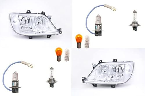 Johns, Scheinwerfer Halogen passend für Mercedes Sprinter 901 904 02-06 Leu. Set Li. Re