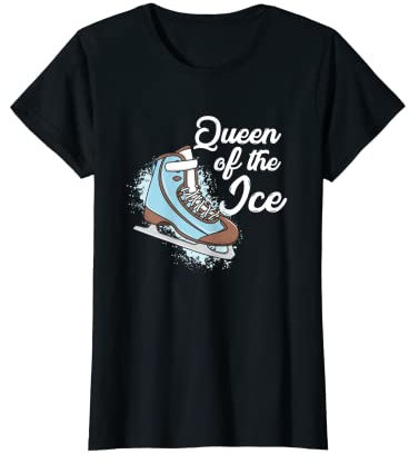 Queen of the Ice, lustiges Eiskunstlauf-Geschenk T-Shirt