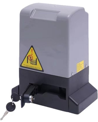 BAOCHADA Accionamiento de puerta corredera de 550 W, abridor de puerta con mandos a distancia de metal, kit de puerta corredera con sensores infrarrojos, abridor de puerta automático, capacidad de