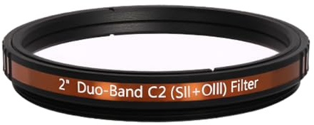 Askar Colour Magic C2 Duo-Band Filter S-II O-III,2 Inch Narrowband Nebula Filter Astrophotography Astronomy Filters for One-Shot Color Cameras,Increase Contrast and Reduce Light Pollution