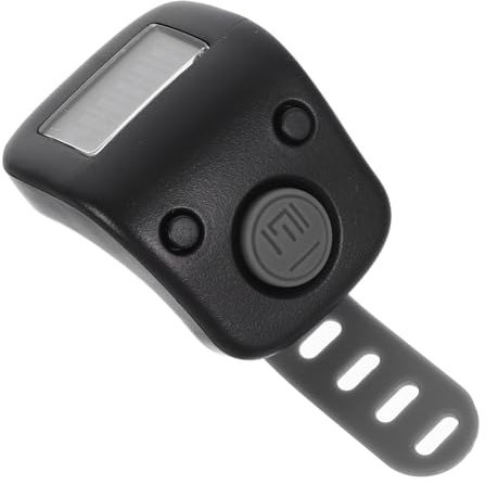 KOMBIUDA Rechargebarer Digital-fingerzähler Mit Silikonring Ergonomischer Handheld Clicker Präzise Anzeige Langlebig Und Flexibel Für Rundenzählen Und Sportaktivitäten