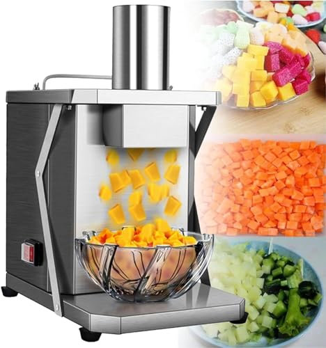 Lakenbroade Trancheuse électrique de légumes Dicer trancheuse de légumes électrique 200 W Commerciale Saucisse Jambon trancheuse Poivre ail échalotes trancheuse légumes,Havethree