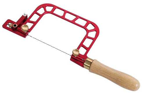 Sega da traforo per telaio in acciaio, sega da traforo in alluminio, Seghe per incisione in lega di alluminio Seghe per taglio di precisione, Utensili manuali autopulenti con manico in legno per gli a