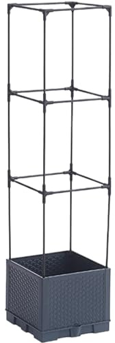 Traliccio per rampicante, per rampicanti, antiruggine, autoportante, rustico, decorativo, per orto, cetriolo, uva, uso su patio, balcone