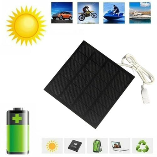 3Pcs Solar Power Bank 6W2V, Waterproof Outdoor Portable USB Battery Cell Phone Charger for Smartphones, Tablets and More, Solar Car Battery Charger & Maintainer