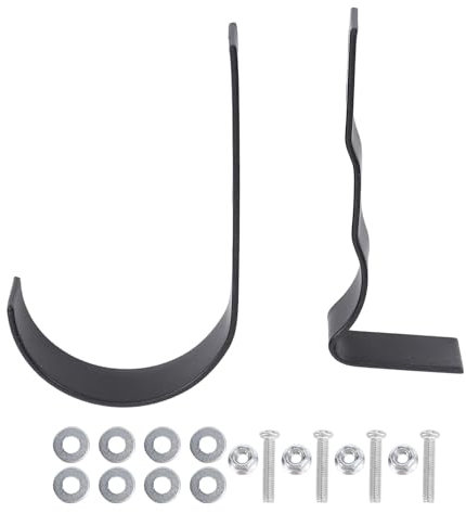 Premium Iron Mailbox Latch & Handle Replacement Kit - Complete Set with Screws/Nuts/Washers/Brackets for Secure & Easy Installation on Standard/Double Mailboxes