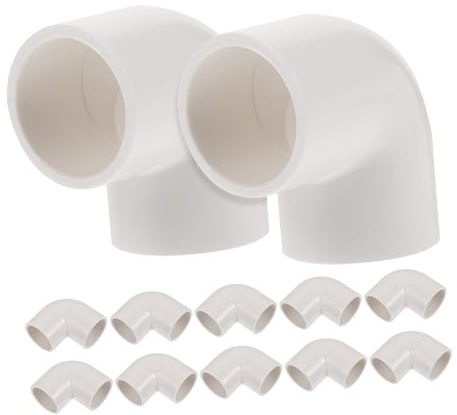 Toyvian 20pezzi Raccordo in Plastica Riutilizzabile Connettore per Idraulici Adattatore per Parte del Idroponico Connettore per Struttura Supporto
