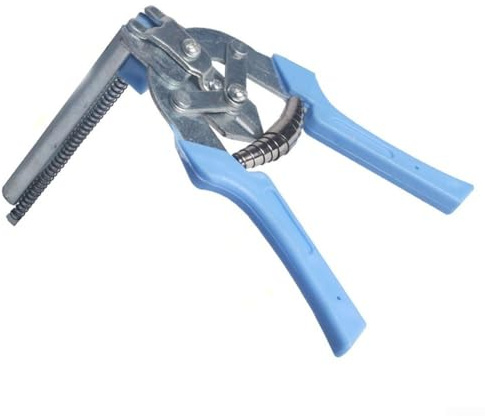 for Ring Plier M Type Nailer with 600 Clips, Wire Ringer Fastener Stapler for Cages, Gabions, Wire Mesh, Poultry Coops, Chicken and Quail Enclosures