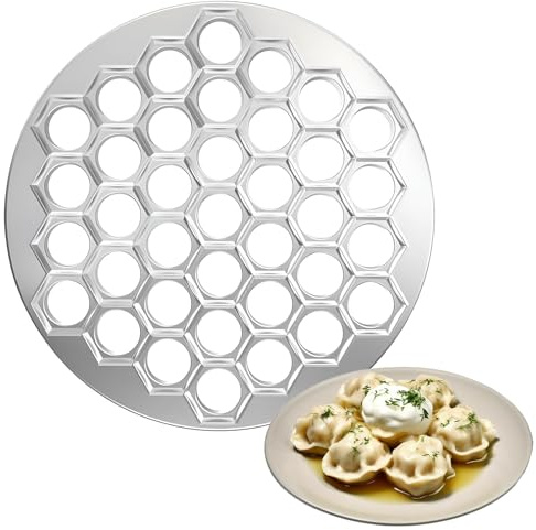 37 Löcher Pelmeni Maker,Pelmeni Form,Manti Form,Tortellini Former,Teigtaschenformer,Forma Do Uszek,Piroggen Former,Für Diy Kochen Familienfeiern Partys Und Picknicks