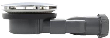 Wirquin 30720138 Duschabfluss, extra flach D90