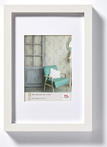 walther design Bilderrahmen weiss 60 x 80 cm Echtglas Stockholm EA080W