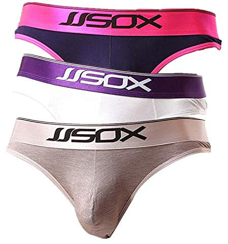 CSMARTE Hot Herren Tanga Unterwäsche T-Rücken Sexy Slip Showing Off Bubble Butt (3 Mix 2, L), 3 Mix 2, L