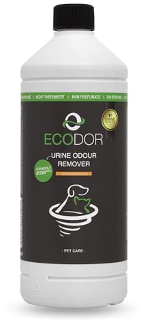 ECODOR UF2000 1 Litre 5-fold Concentrate Makes 5 Litres Ready-to-Use UF 2000 For Odour Neutralisation of Pets e.g. Urine, Faeces, Markings etc. Easy to Use