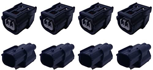 Greenspirits KFZ Ersatz Stecker Einspritzdüse Benziner SUMITOMO 2-pin (4 x Set) 6189-7036 61897036 auto motorrad roller quad