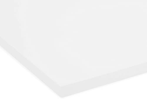 PLEXIGLAS® GS, 5 mm dick, 12 x 25 cm, Milchig-Weiß (WH02) | Farbige gegossene Acrylglasplatte; gut geeignet für Lichtobjekte, Modellbau, Displays und Zuschnitte