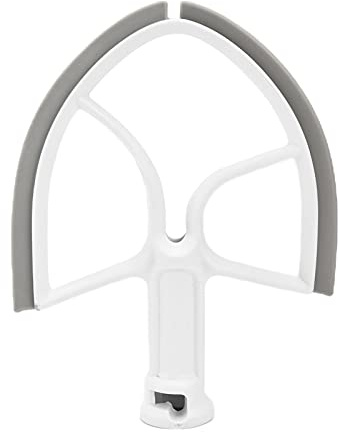 Batteur à Bord Flexible 5QT Mélange Parfait sans Grumeaux Compatible KitchenAid Artisan VonShef Suitable for kmp5 Cuisine Maison Café