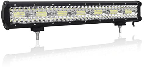 Willpower 17 Zoll 43CM 360W Led Arbeitsscheinwerfer Bar Led Scheinwerfer 12V 24V Wasserdicht Flutlicht Spot Combo Led Bar für Offroad Auto Traktor Zusatzscheinwerfer Rückfahrscheinwerfer Lightbar