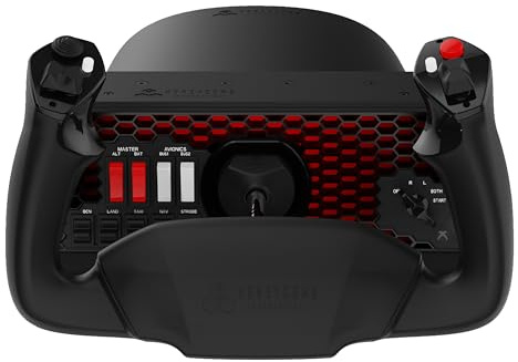Honeycomb Alpha Flight Controls XPC | Aviation-Quality Yoke & Switch Panel for Flight Simulators | Compatible with Xbox One, Series S&X and PC
