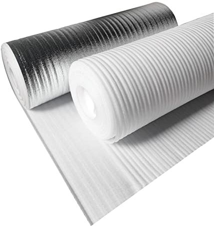 HARICSET Schalldämmung Trittschalldämmung Laminat Laminat Unterlage 2 mm Dick Dämmunterlage Dämm Parkett Fußboden Bodenunterlage Unterlage Dämmung Boden Laminat Fußbodenheizung(Size:1 * 30m)