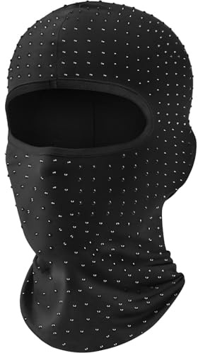 fuinloth Maschera di Passamontagna, Sciarpa Estiva per Il Collo, protettore UV, Sciarpa di Sci per motocicli Maschi e Donna Diamante
