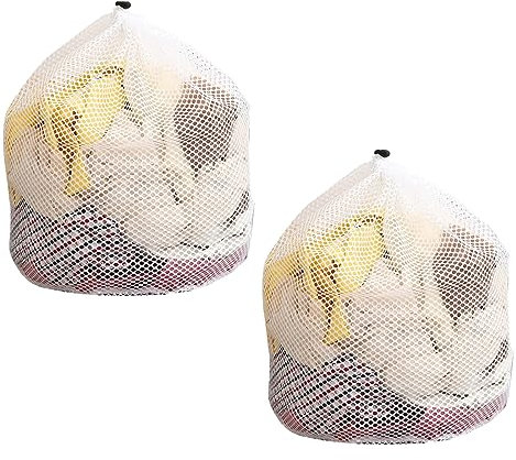 2 Stück Wäschenetz für Waschmaschine, Wäschebeutel mit Reißverschluss, Wäschesack Waschmaschine, Laundry Bag für Feinwäsche, BH, Socken, Babykleidung, Bettwäsche, Vorhänge, Tierdecken,30 * 40cm