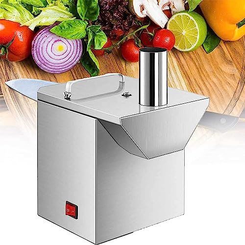 Vegetable Slicer,Efficient 200W Electric Vegetable Cutter - Ideal for Commercial Use with 2-6Mm Blades, Stainless Steel Design and Automatic Functionality for Onion, Potato, Carrots and Cucu