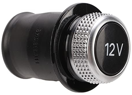 Akozon Chrome Plated 12V Car Cigarette Lighter Plug Dust Cover 4H0919311 Compatible with A4 A6 Q7 RS7
