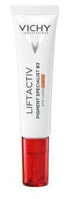Vichy, Pigment Specialist B3, Soin Contour des Yeux et Cernes SPF50+, Limite la Pigmentation des Cernes, Soin Enrichi en Niacinamide et Vitamine E, Très Haute Protection UVA et UVB, 15ml