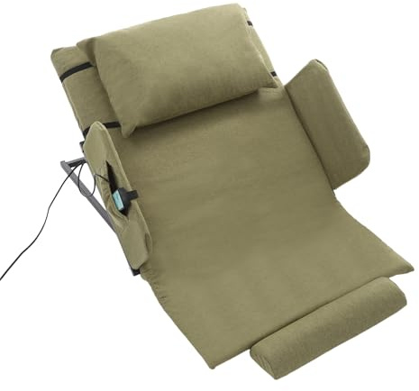 YyanLAK Boxspringbett, 120x73cm Pflegebett Elektrisch Verstellbar 50W Elektrisch Verstellbare Bettlehne mit Hebefunktion, Elektrisch Verstellbare Bettlehne,für Ältere Menschen, Behinderte (Grün)