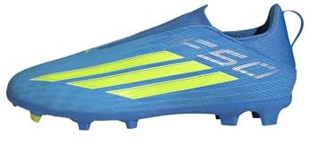 adidas Unisex Kids' Bota de fútbol F50 League sin Cordones para césped Natural seco/multisuperficie niños