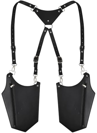 Unisex PU-Leder Unterarm Schultertasche Mit Reißverschluss Versteckter Achselholster Gürtel Verstellbare Schultergurt Tasche Anti-Theft Umhängetasche Brieftasche Sicherheitstasche Für Reisen Outdoor