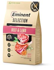 Eminent Selection Puppy – Natürliches Trockenfutter für Welpen | Rind & Lamm | Glutenfrei, leicht verdaulich & reich an Proteinen | Für gesundes Wachstum & Starke Abwehr (2 kg)