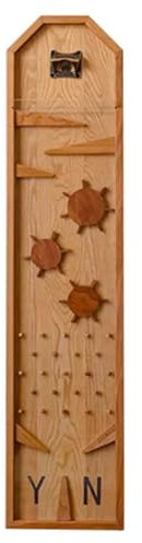 Décapsuleur mural avec attrape-capsule, jeu de collecte de capsules de bouteilles de bière, ornements de décoration de salon en bois rustique, cadeau de pendaison de crémaillère idéal pour les amateur