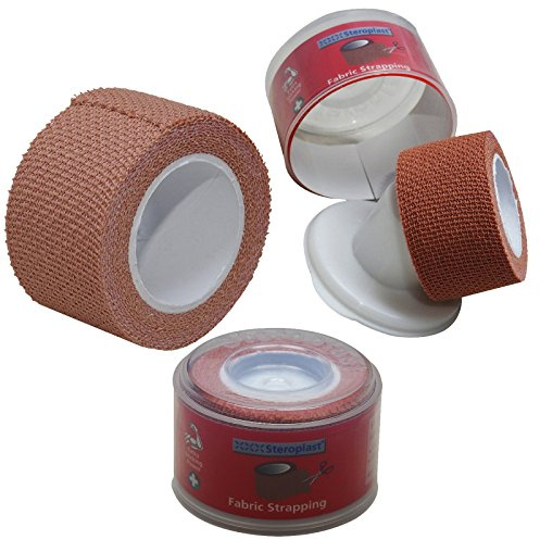Steroplast 2.5cm x 1.5m Fabric Cut to Size Finger Wound Cut Dressing Plaster Roll - Single Spool Pack