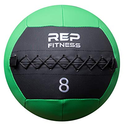REP Weighted Slam Balls for Home Gym Fitness | 8 lb Soft Textured Medicine Ball Sizes | Heavy Sand-Filled Workout Weights for Strength, Core Training, Crossfit, Conditioning & Slam Ball Exercises