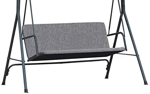 Ersatz-schaukelsitzbezug für Hollywoodschaukel | 100 x 138 cm | Cordura Stoff Sitzbezug für Garten Schaukel Stuhlbezug | Wetterbeständig | 2- und 3-sitzer für den Außenbereich | Flachs [101]