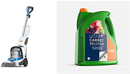 Vax Compact Power Carpet Cleaner & Ultra+ 4L Carpet Cleaner Solution