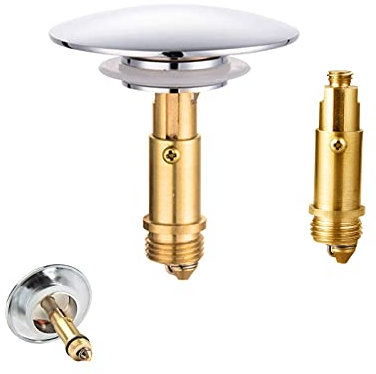 Matogle Waschbeckenstöpsel Badewannenstöpsel Waschbecken Stöpsel Verschluss Badewanne Abflussstöpsel Popstopper Ø 69mm Universal Ablaufgarnitur Waschbecken Pop Up ohne Überlauf Abflussstopfen