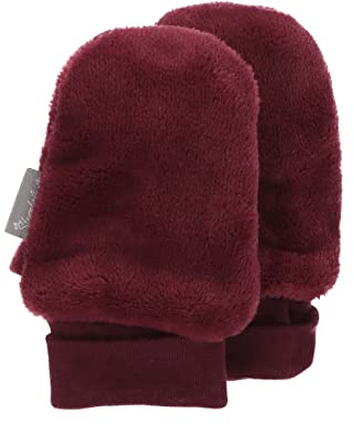 Sterntaler Unisex Baby Fäustlinge Ohne Daumen aus Teddyflausch, Elastisches Bündchen Handschuh