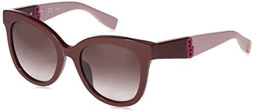 Furla Unisex SFU595 Sunglasses, Red, 52