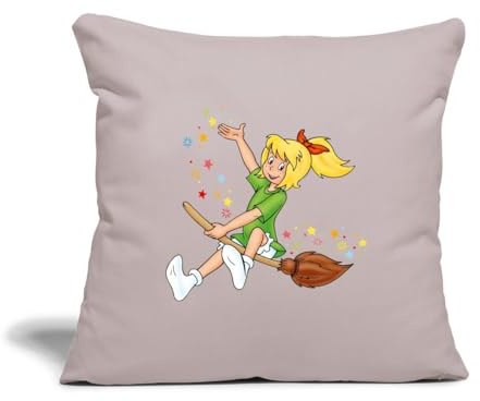 Spreadshirt Bibi Blocksberg Fliegt Auf Kartoffelbrei Kissenbezug 45x45 cm