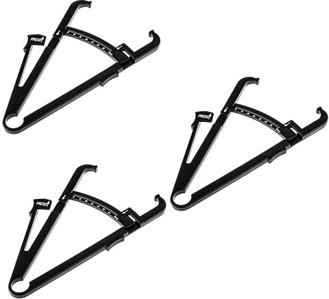 Healeved Outil De Mesure De La Graisse 3 Pièces Avec Pied À Coulisse À Ruban Pour Le Fitness Facile À Utiliser Avec Tableau De Graisse Pour La Taille Les Bras Et Les Cuisses
