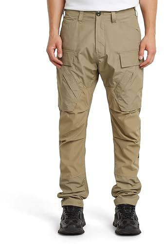G-Star RAW 3D vanliga avsmalnande cargobyxor 3.0, Grön (Ensis Green D25185-c973-6057), 36W x 32L